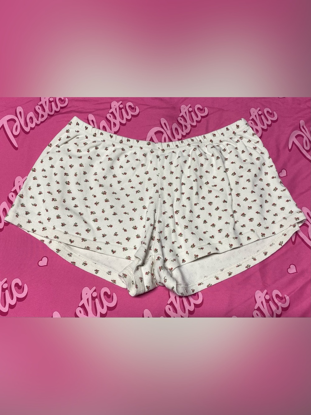 Brandy Melville John Galt Ditsy Floral Vintage Pattern Lounge Sleep Casual Short